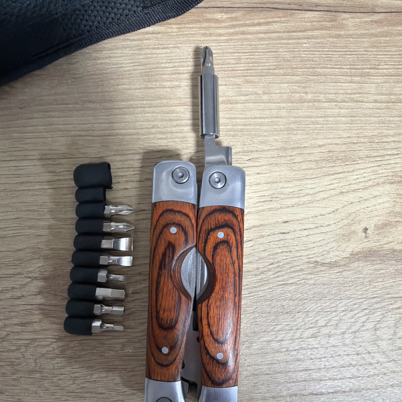 UnBranded 12 In 1 Multi Tool With Sheath And 10 Bits Stainless Steel