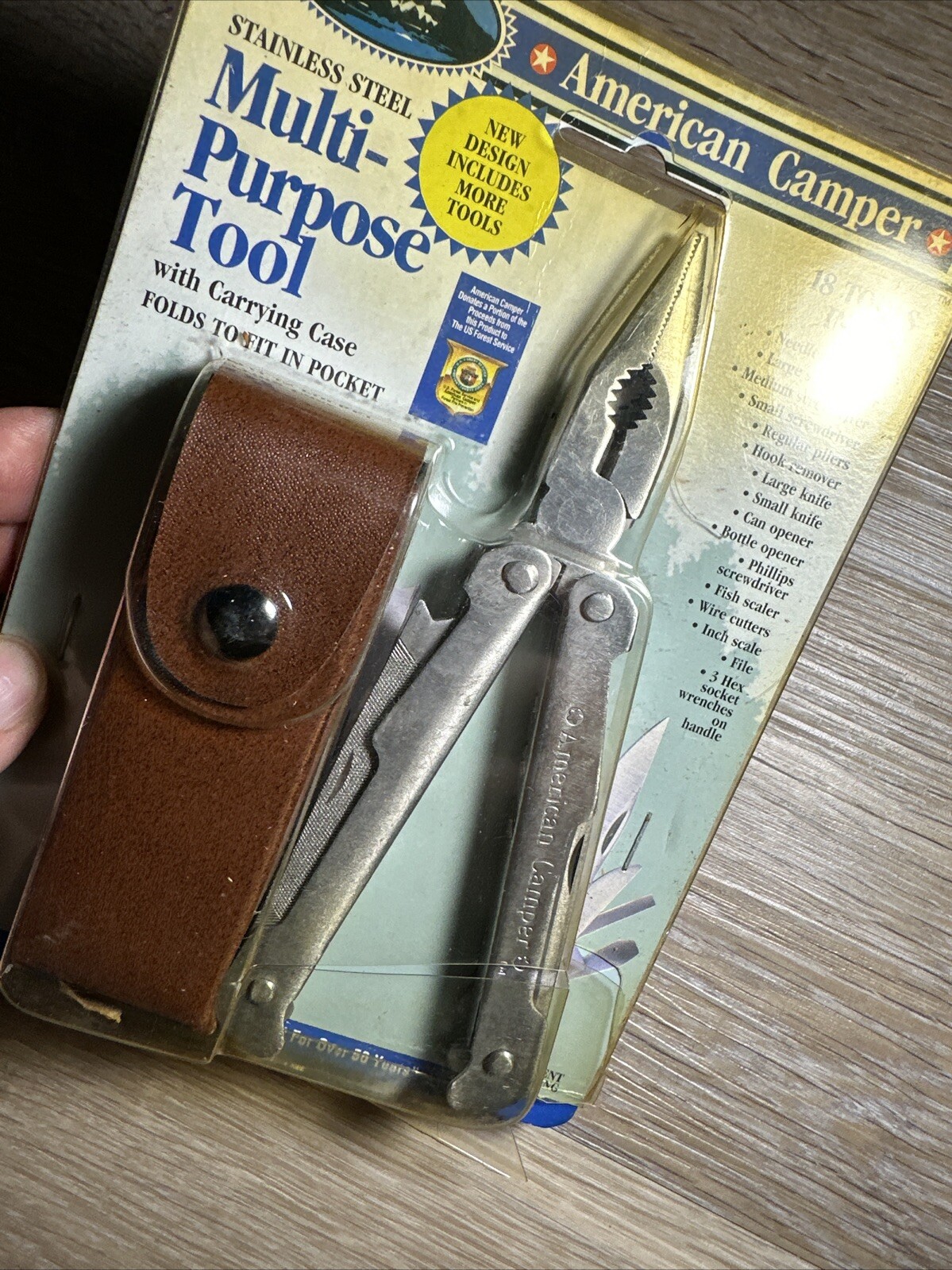 American Camper Stainless Steel Multi-Purpose Tool Kit w/Carrying Case (#1A)