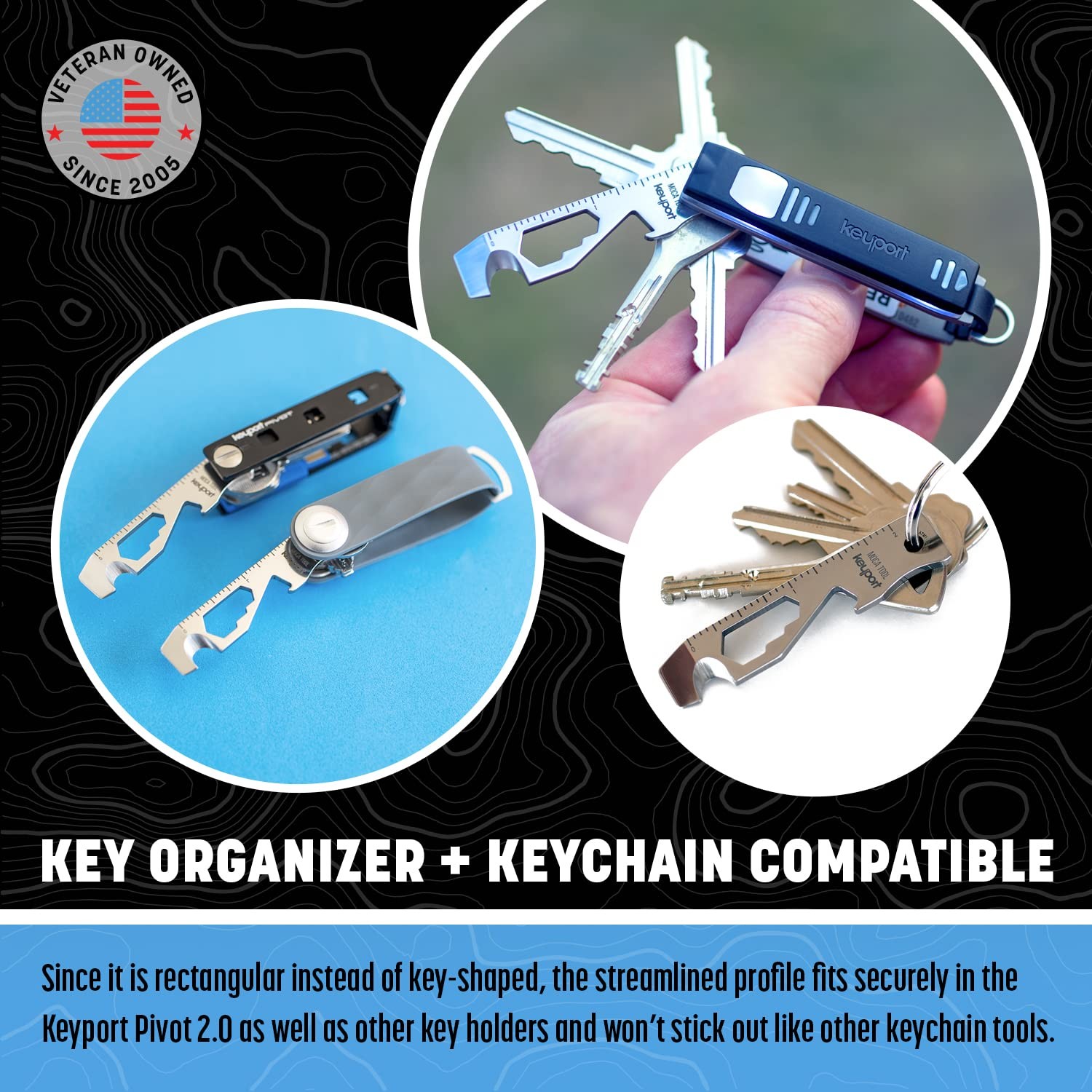 MOCA 10-in-1 Keychain Multitool (Stainless) | EDC Multi Tool: Pry Bar, Bottle…