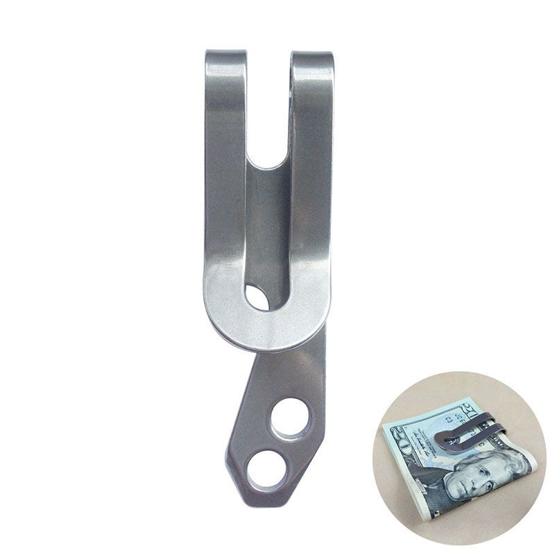 Keychain Stainless Steel-Square Shape Silver Outdoor EDC Multitool Bottle Opener