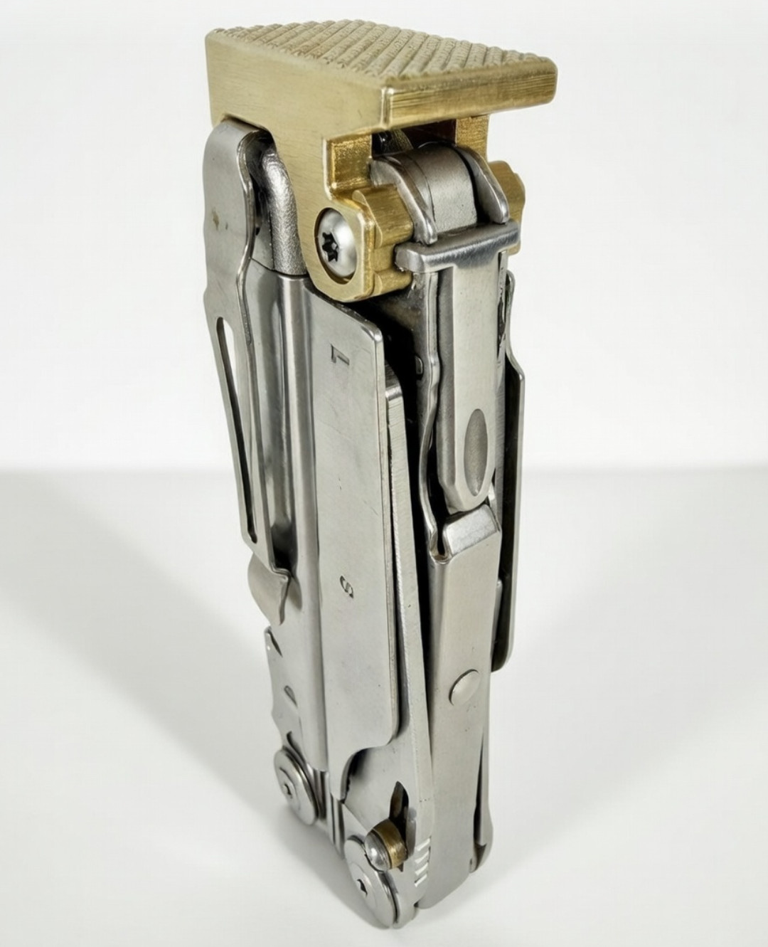 For Leatherman Surge, BRASS Hammer Head Mod, Modification, CNC Made,Locking,CAD