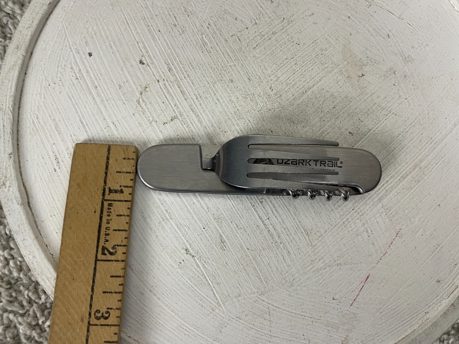 Ozark Trail Outdoor Equipment Utility Utensil Multi-Tool 4.5″ Fork Bottle Opener