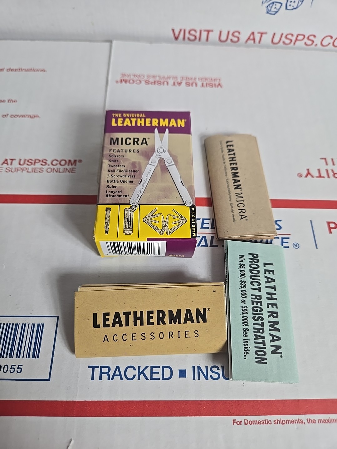 **BOX ONLY**The Original Leatherman Micra Advertising Northrop Grumman, BOX ONLY