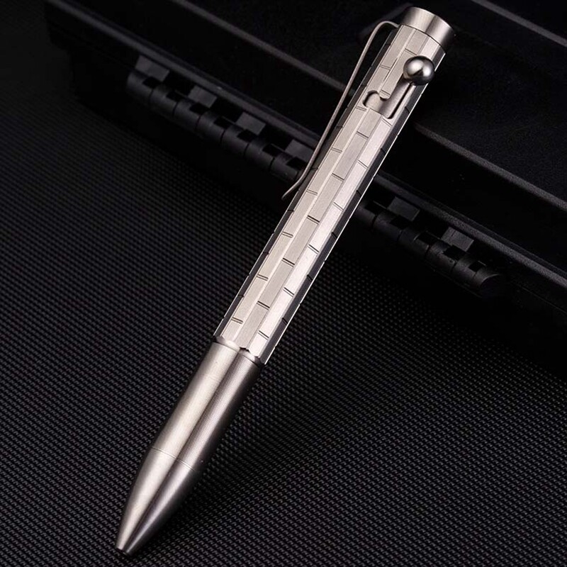 Titanium Alloy Pen Portable EDC Tools Pen TC4 Ballpoint Pen Men Office Pen Gifts