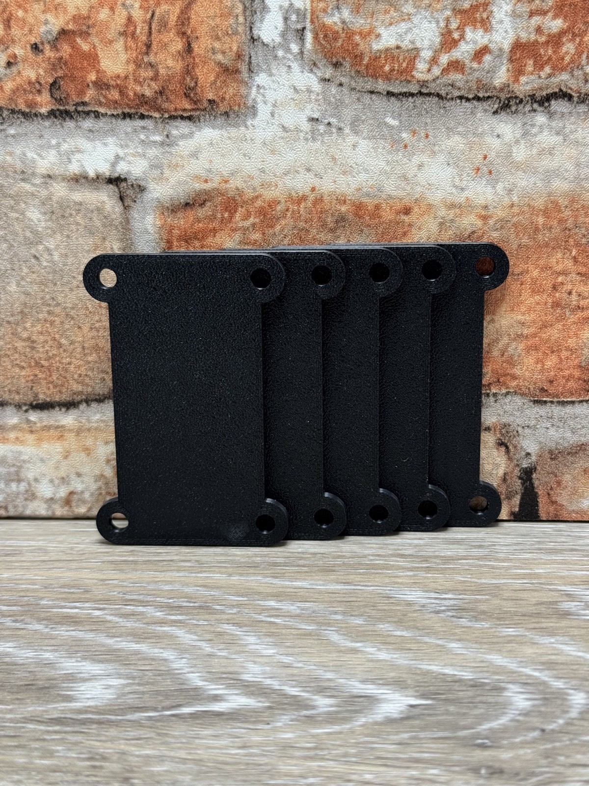 Black EDC Duct Tape Card 5-Pack – Discreet Reusable 2in Holders USA Made Gift CO