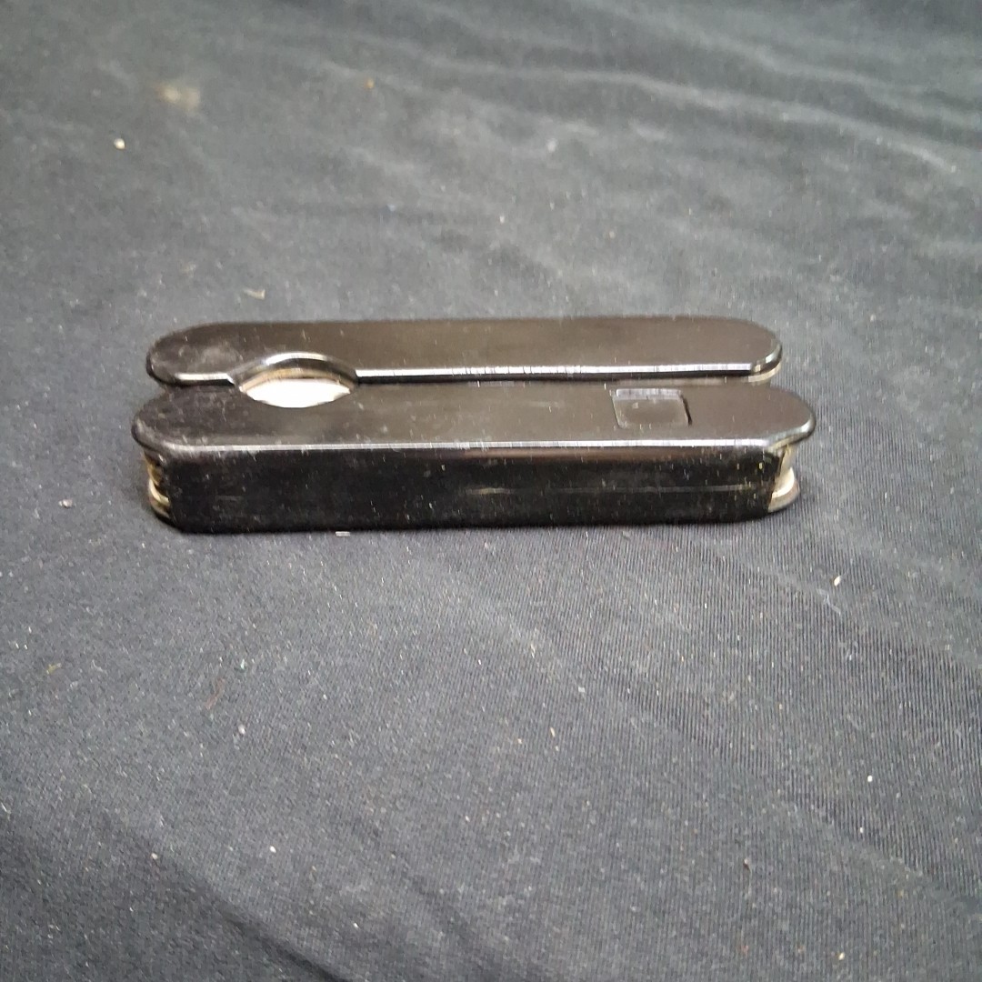 Black Handle Stainless Steel Folding MultiTool