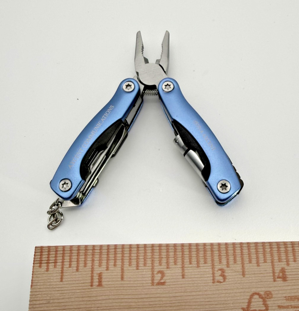 Axe Mini Multi Tool Pliers Knife LED Flashlight Screwdriver EDC w/ Sheath