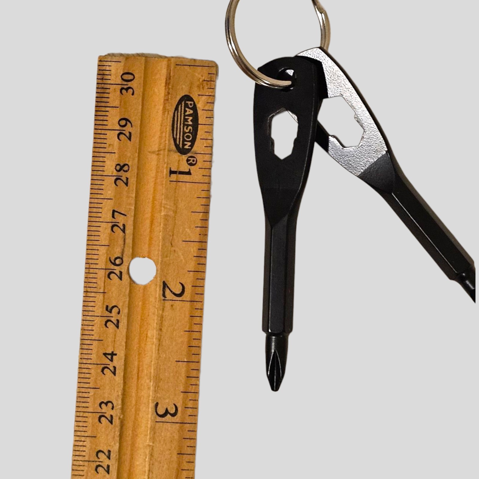 Compact Keychain Screwdriver Tool Set – Flat & Phillips Tips with Bottle Opener