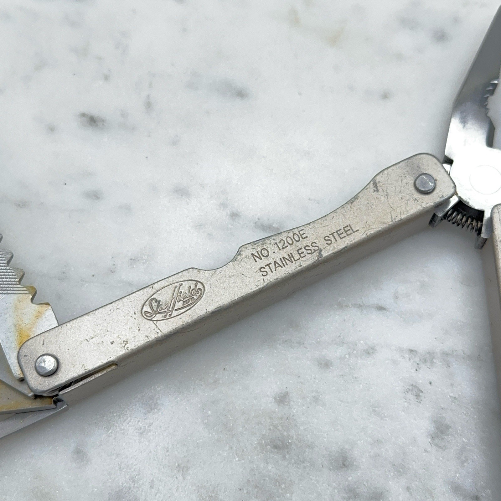 Sheffield Stainless Steel Multi Tool Pliers Saw Screwdriver Pocket Knife 1200E
