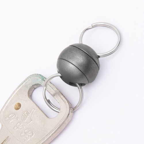 EDC 360 Degree Rotation Titanium Alloy Gimbal Keychain w Key Ring Car Keychain