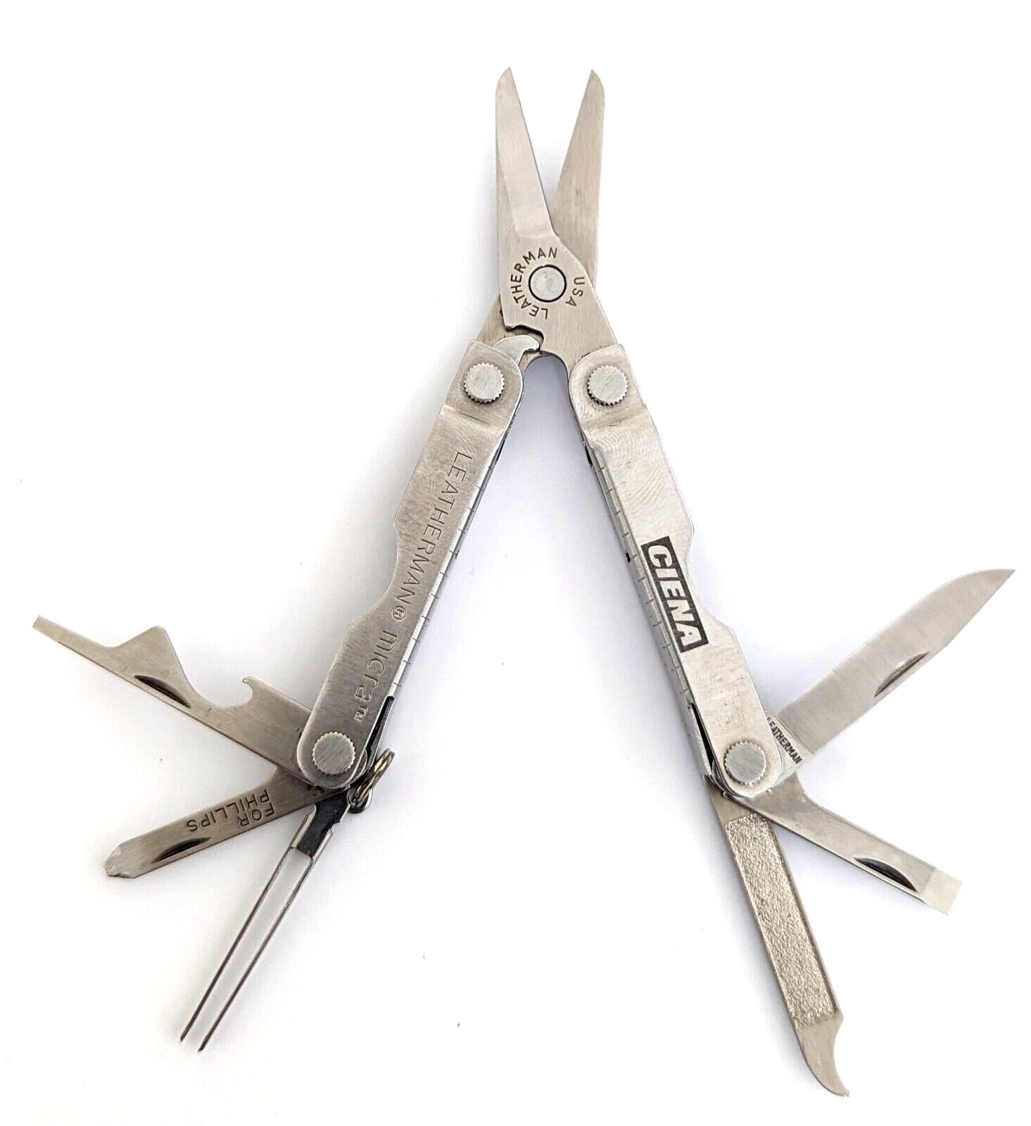 Leatherman Micra Multi-Tool, 1999 Vintage Tool, Features Unique “Ciena” Logo