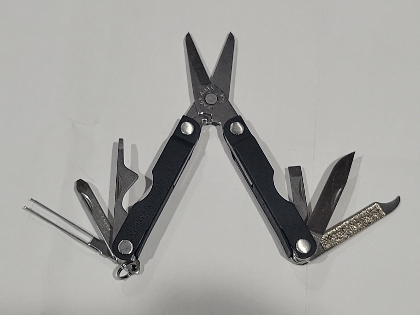 LEATHERMAN MICRA Black 10 TOOL Multi-Tool Knife Scissors + More WOW EXCELLENT