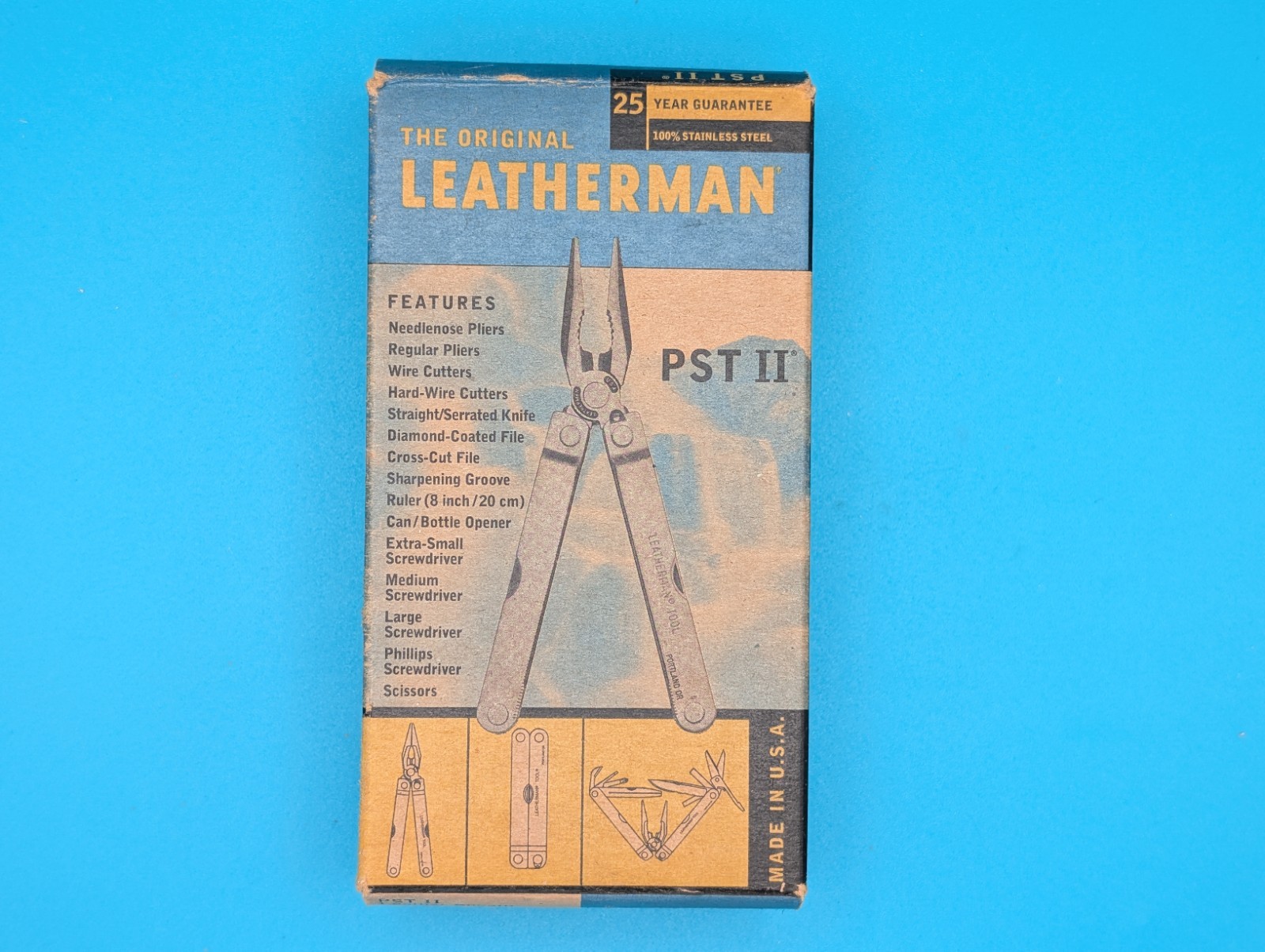 Leatherman PST 2 Multi Tool! 11/98 date stamp! Fast Shipping! With Sheath! NEW!