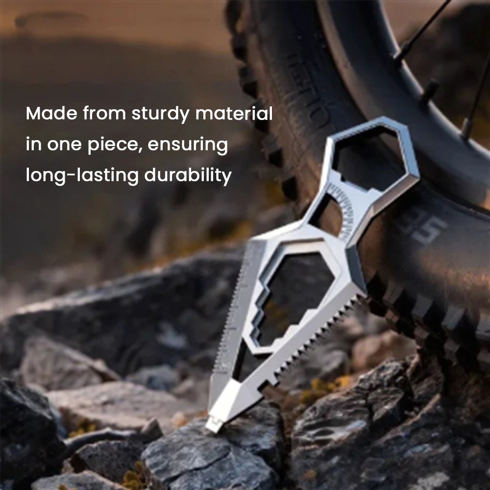 Portable Heavy Duty EDC Metal Keychain Multi-Tool Bottle Opener Men’s Gift