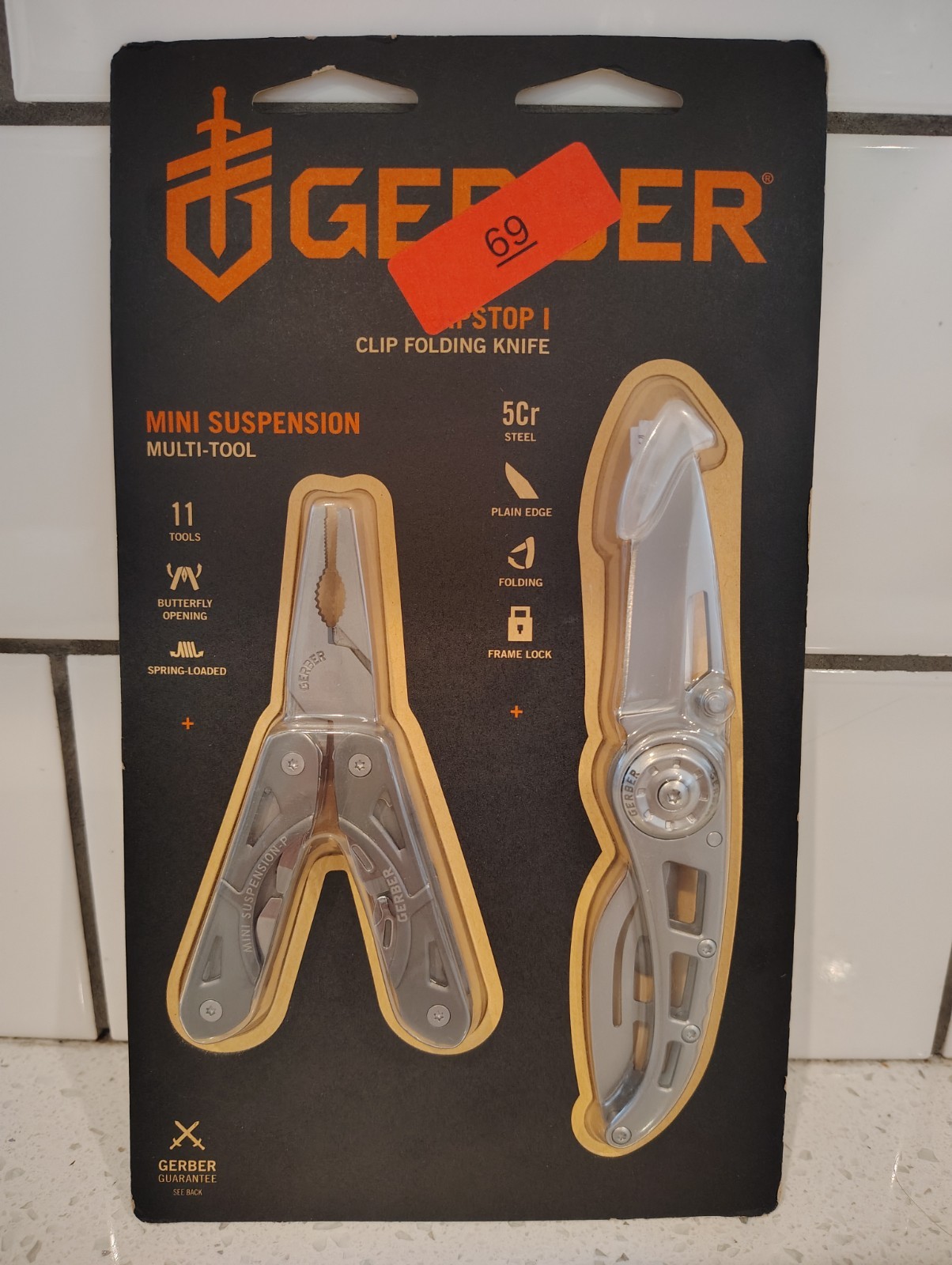 Gerber Suspension NXT Multi-Tool & Paraframe Knife Combo – Black – 31004034