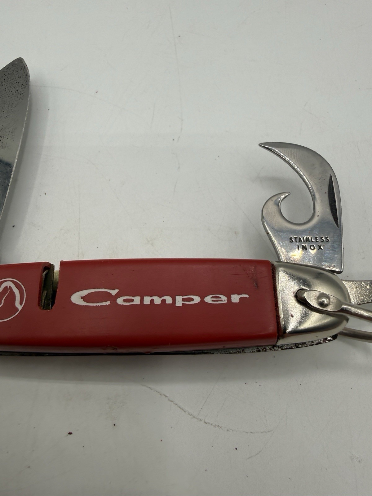 Imperial Ireland Camper Multitool Folding Knife (Hobo Knife) – 4 Tools Used Nice