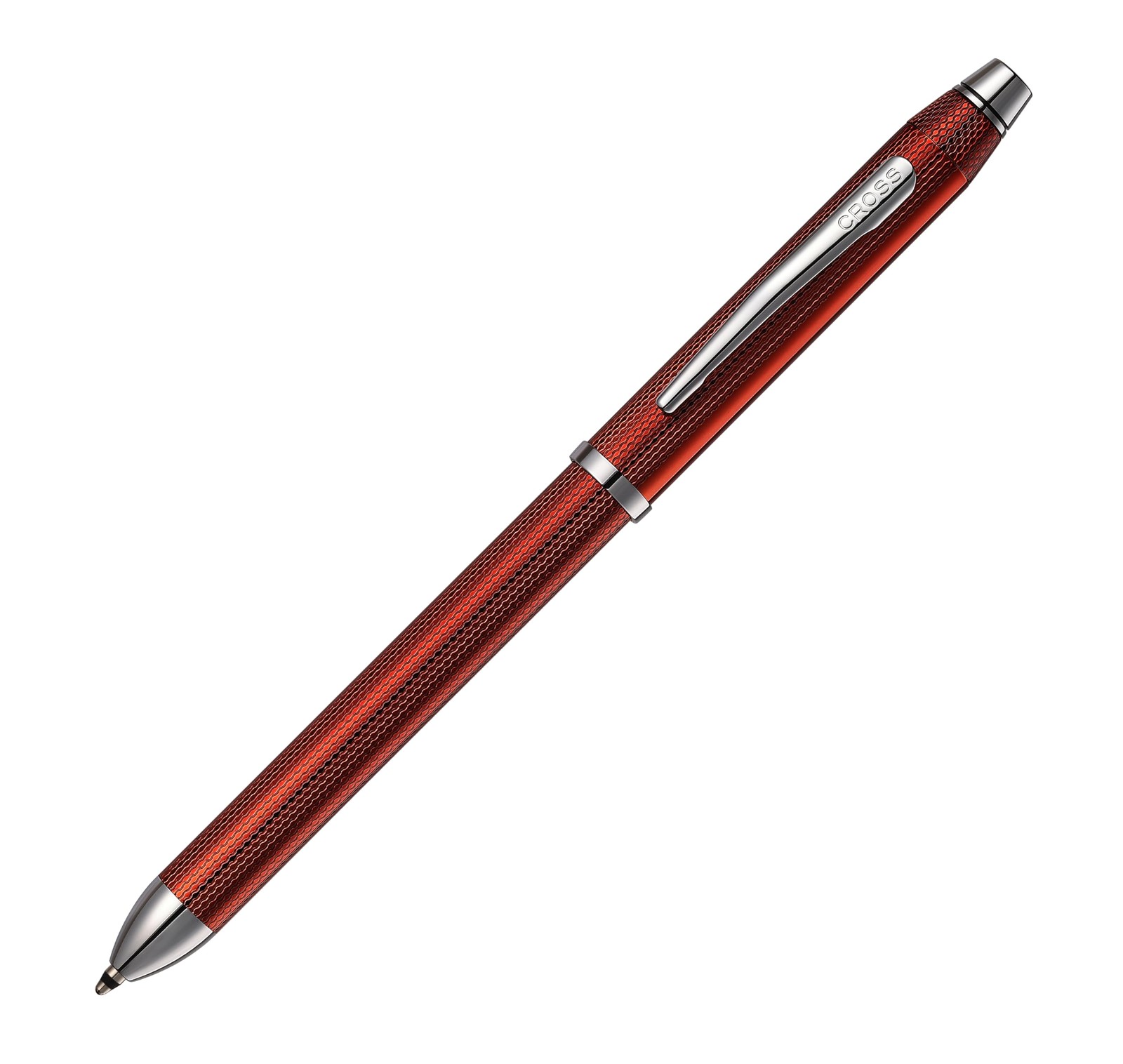 Tech3+ with Sophisticated Brushed Red Diamond Pattern Finish Barrel, 0.5mm Pe…
