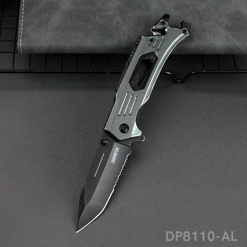 4.5″ EDC Pocket Knife Multi-tool with Bottle Opener Wrench Rope Cutter Outdoor