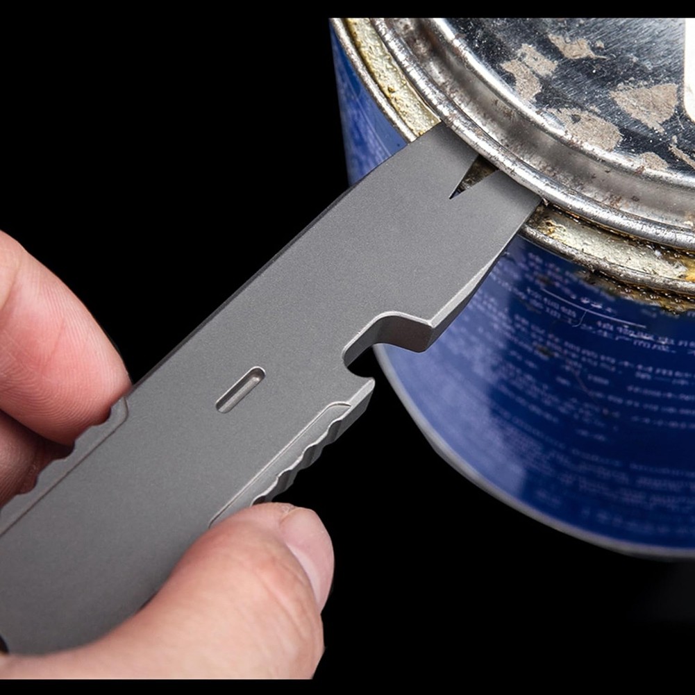 1 PCS Pry Bar Multi Tool Bottle Opener, Outdoor Tool Titanium Alloy D2M1