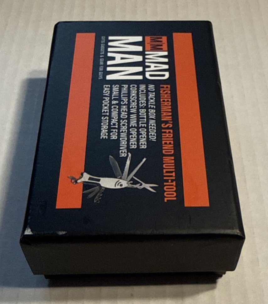 New Mad Man gifts Fisherman’s Friend Multi-Tool Bottle/Wine Opener Screwdriver