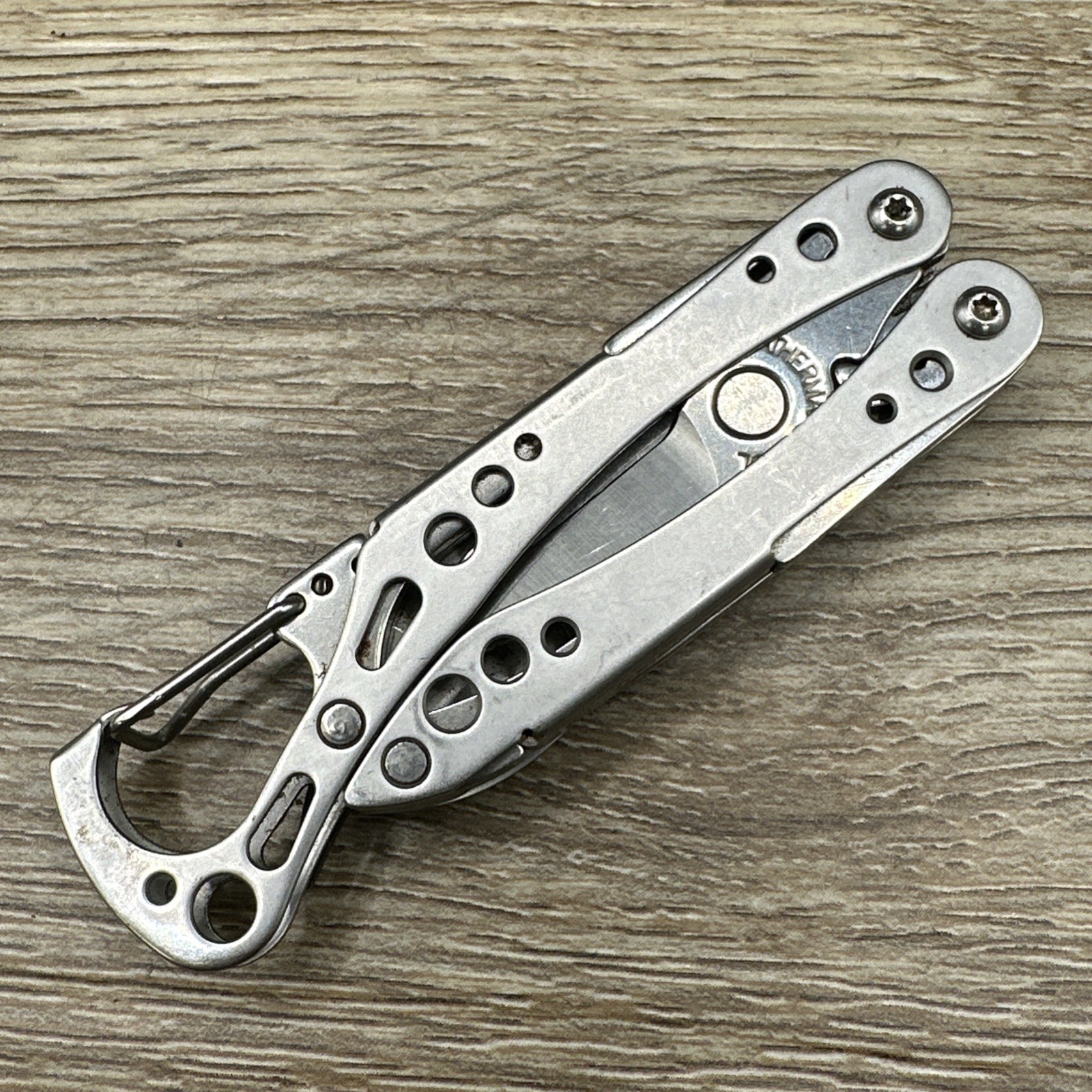 Retired Leatherman Style CS Multi Tool Knife File Scissor Carabiner Discontinued