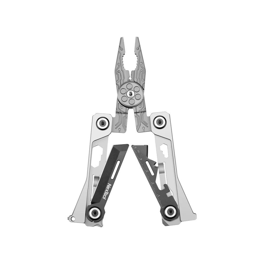 NexTool Silver Blade EDC Multitool Several Stainless Steel Handles – NE20182