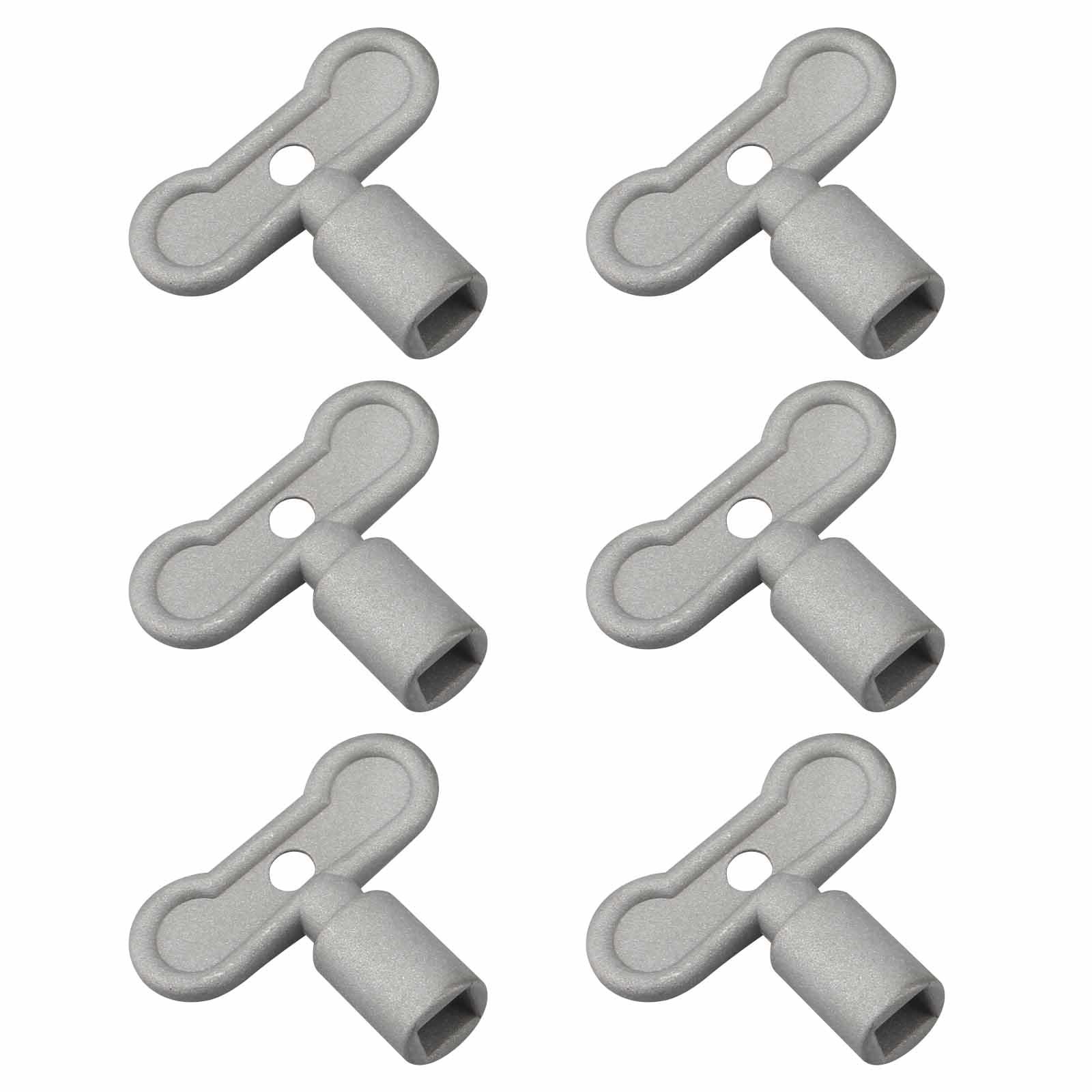 Water Key Sillcock 5/16″ – Outdoor Faucet Handle, Spigot Knob Keys, 6 Pack