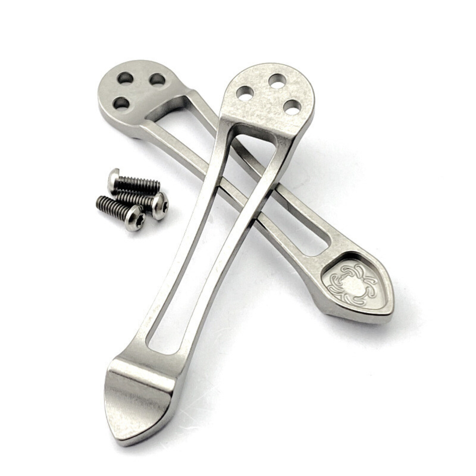 Titanium Pocket Knife CNC Back Clip For Spyderco C81 Paramilitary 2 Para 3 C223