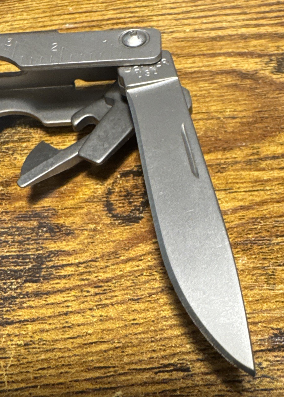 Gerber Multiplier Tool Pocket Knife #55800 In Box~Vintage~Broad Nose