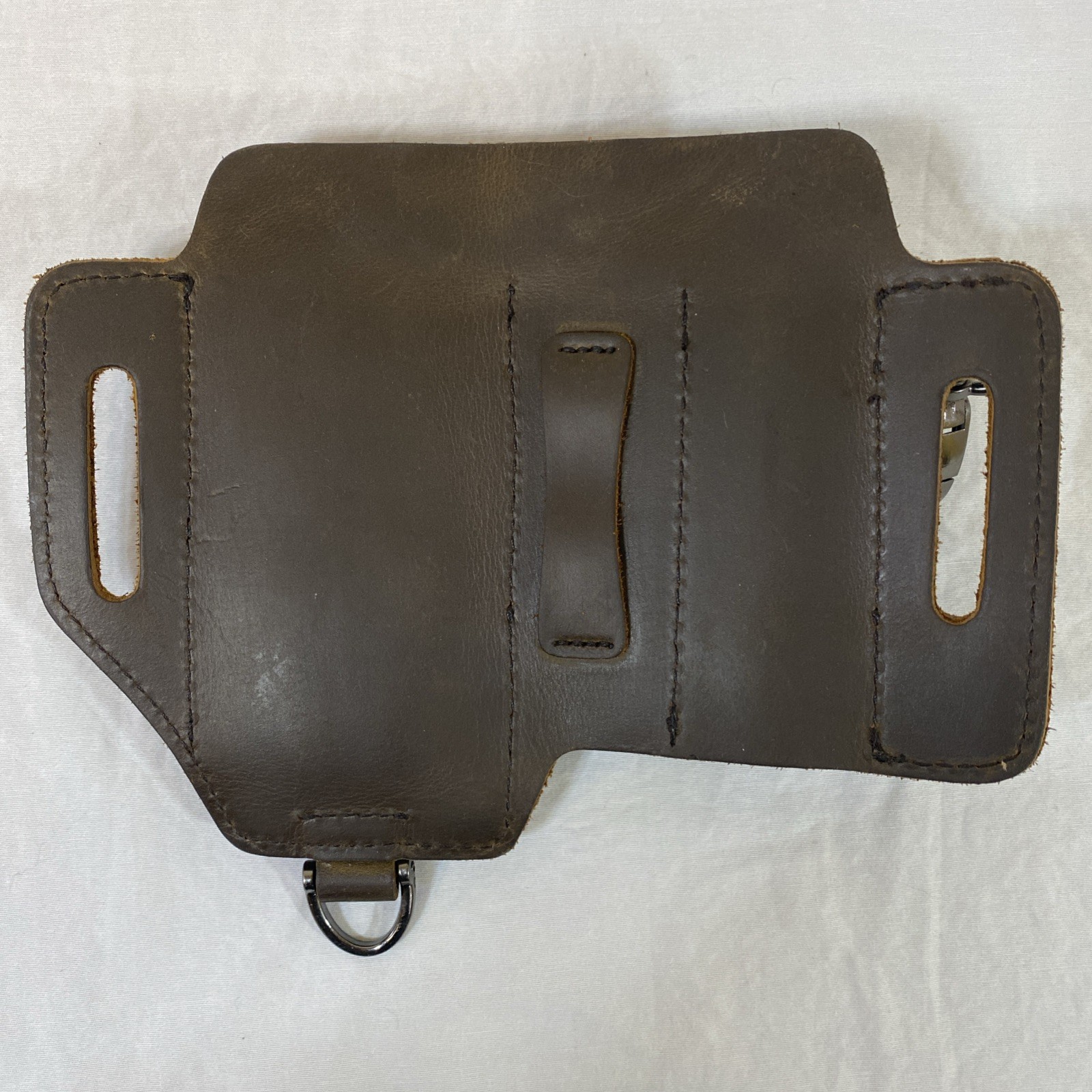 Topstache Leather Sheath Multitool Belt EDC Pouch Organizer Work Daily Use