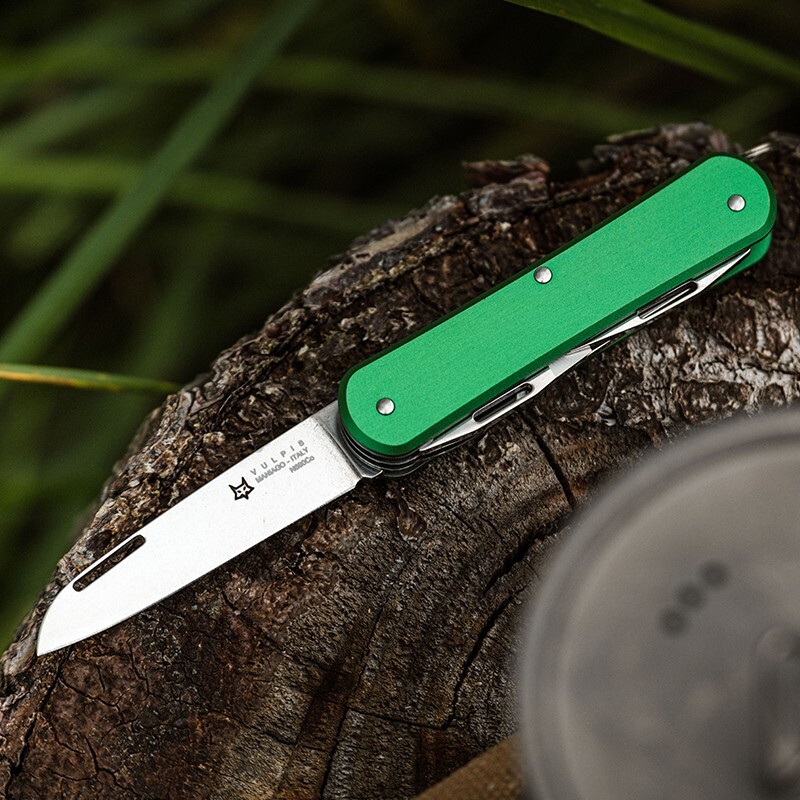 Fox Knives Vulpis 4-in-1 Multitool Pocket Knife Folding Pocket Survival Tools