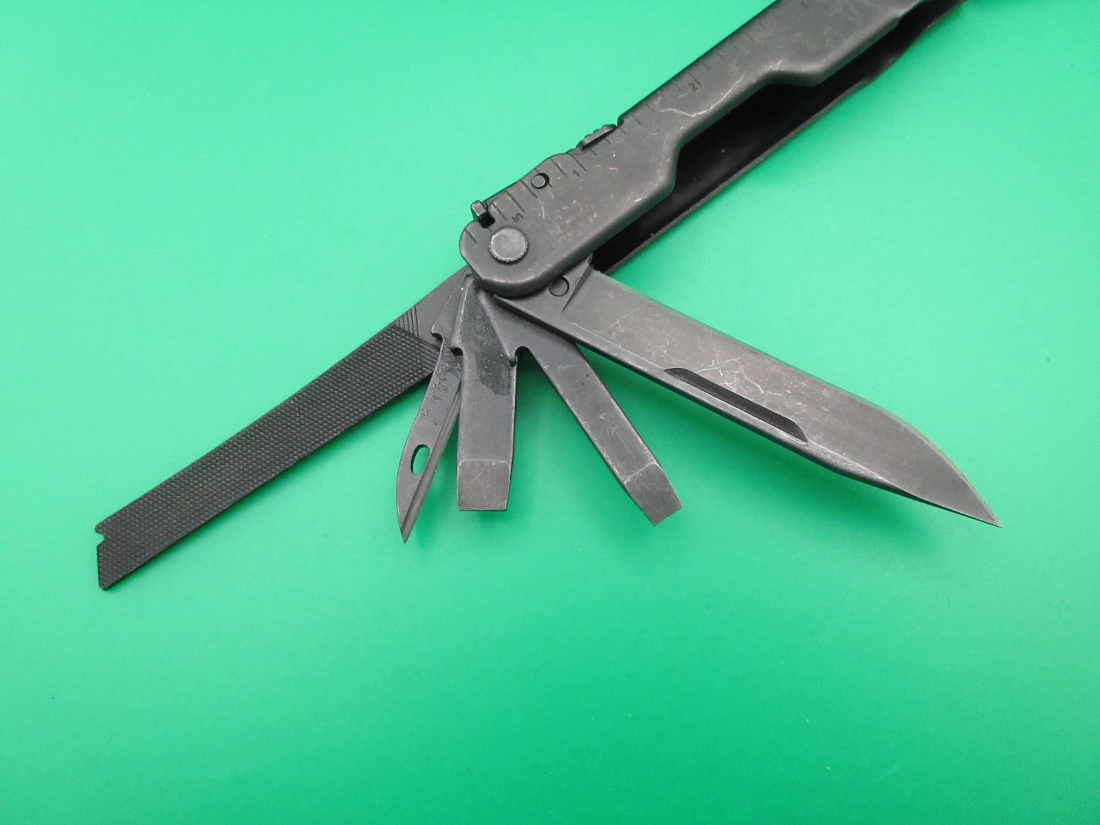 Leatherman Super Tool 300 Black Oxide Multi Tool Folding Knife USA #14A