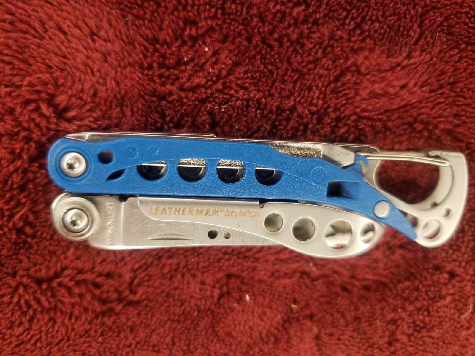 Leatherman Style CS Multi Tool Blue Scissors
