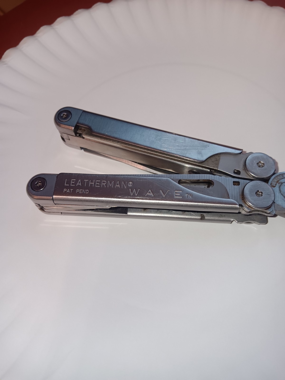 OG Leatherman Wave Multi Tool w/ Brown Leather Case / Code 0302 XLNT SHAPE USA