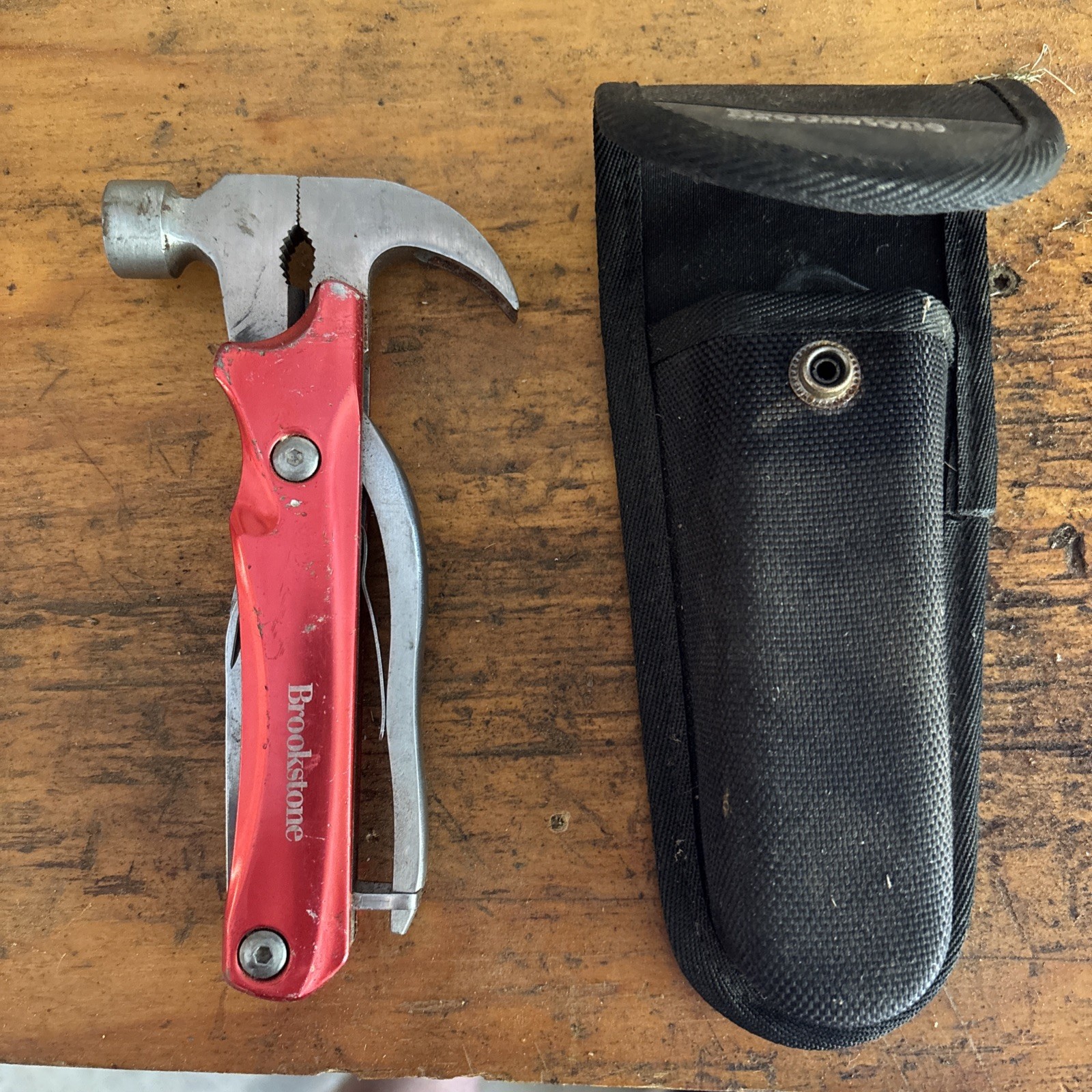 Brookstone Multitool Red
