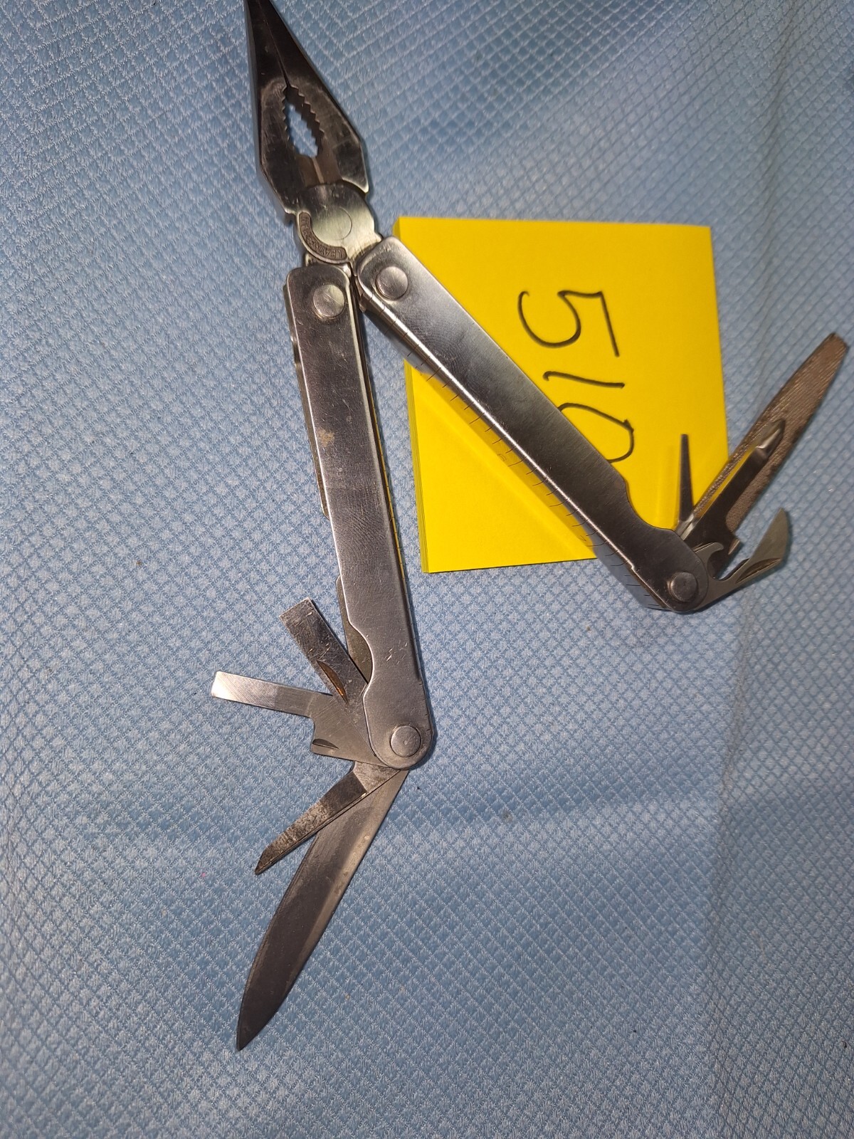 1 RARE LEATHERMAN ORIGINAL PST Multi Tool Knife BIG LETTERS Lot 510