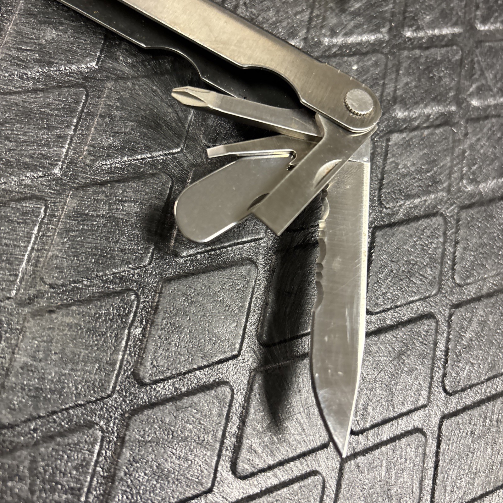 Leatherman Flair Multi Tool Folding Knife Corkscrew Rare Stamped 10/99