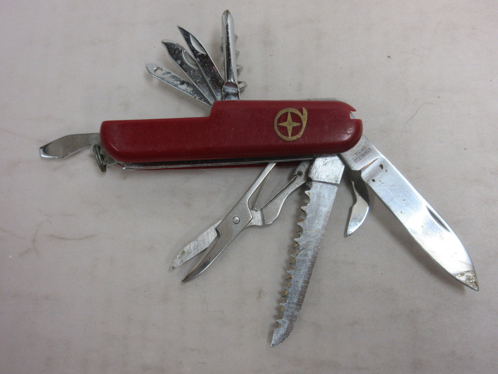 Unbranded 10pc Pocket Camping Knife Utility Multi-tool 3 1/4″ Long Made in China