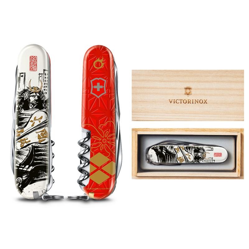 VICTORINOX Climber Sengoku Sumie Takeda Shingen Multi Tool Knife Ink Style Art