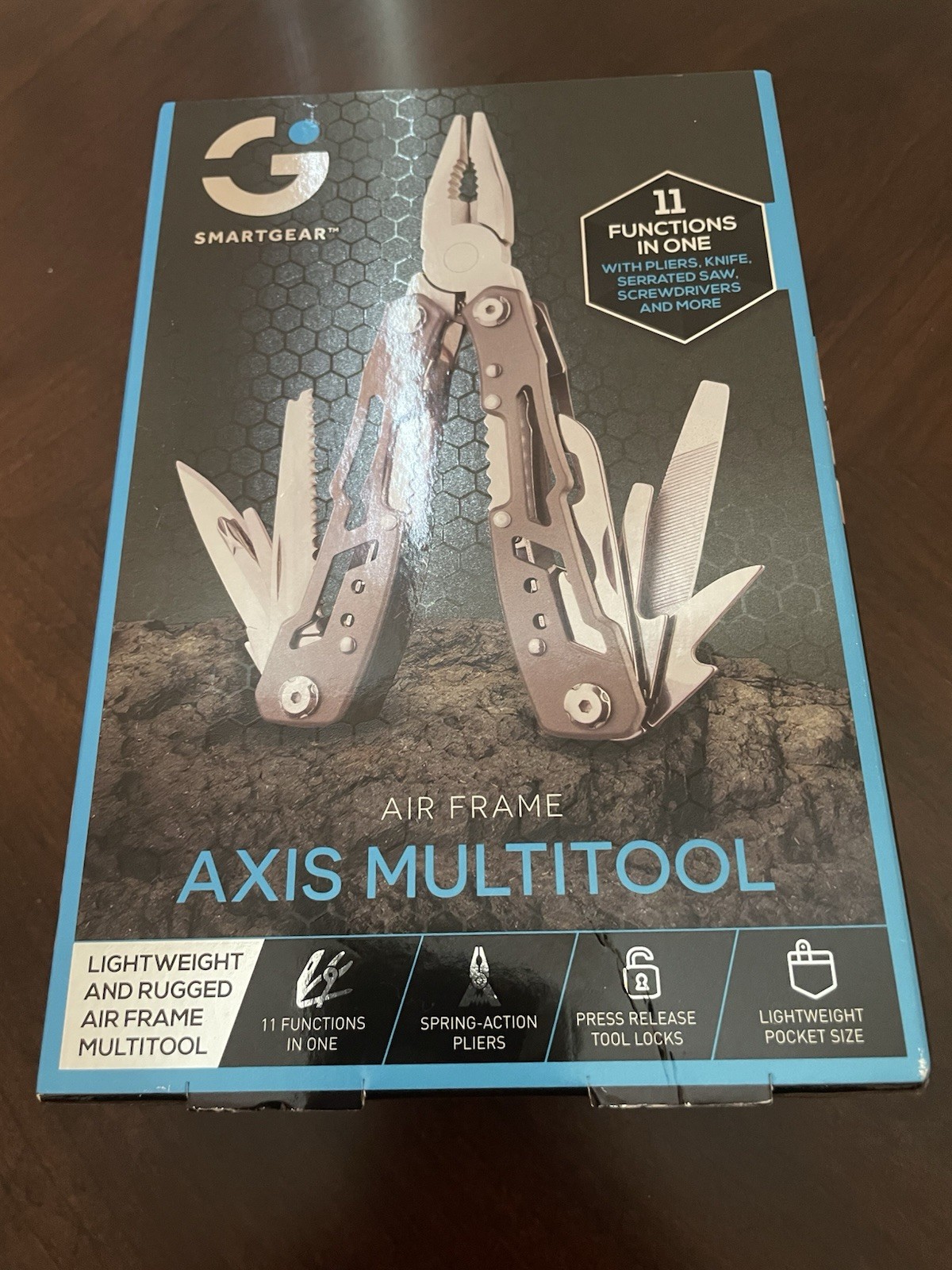 SmartGear Axis Multitool Air Frame 11-in-1 Spring Action Pliers New Sealed