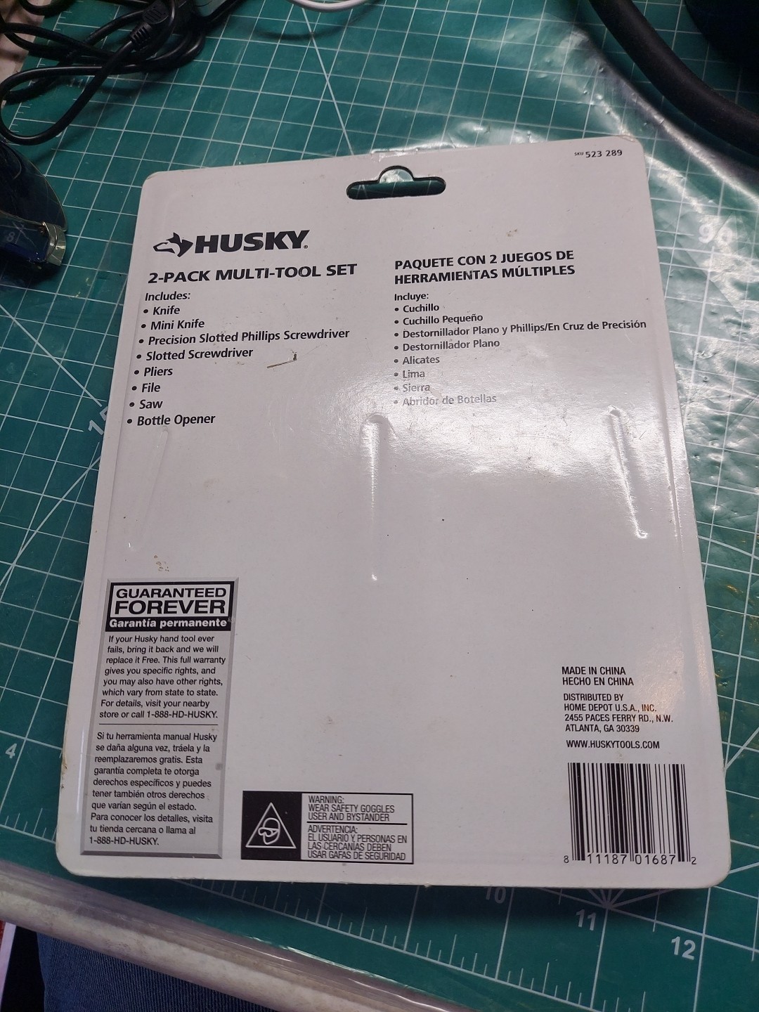 Husky 2-Pack Multi-Tool Set New 523 289