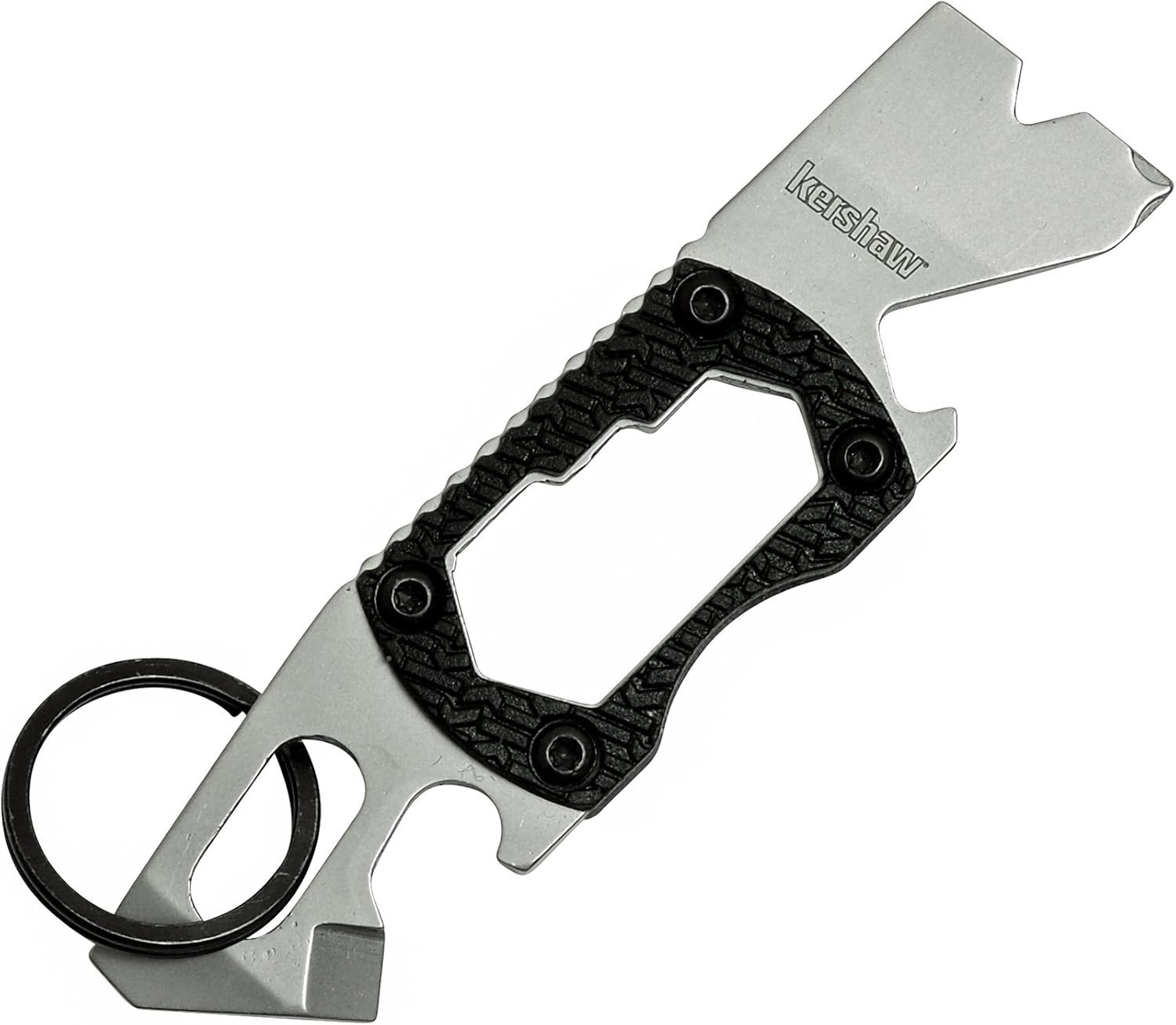 Compact Kershaw PT-2 Keychain Utility Tool with Bottle Opener and Screwdrivers
