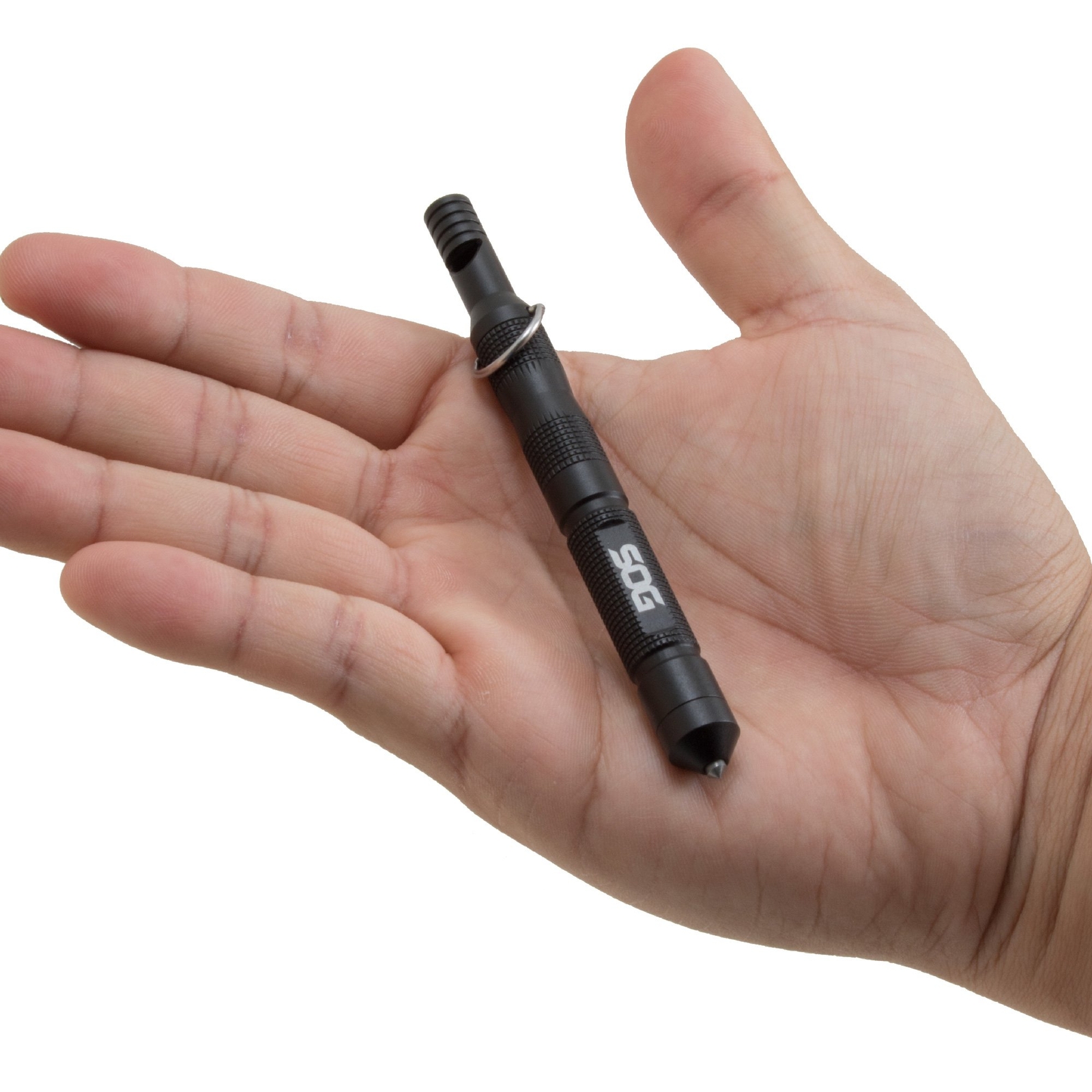 SOG Flint Portable Survival Tool with Fire Starter Glass Breaker Whistle