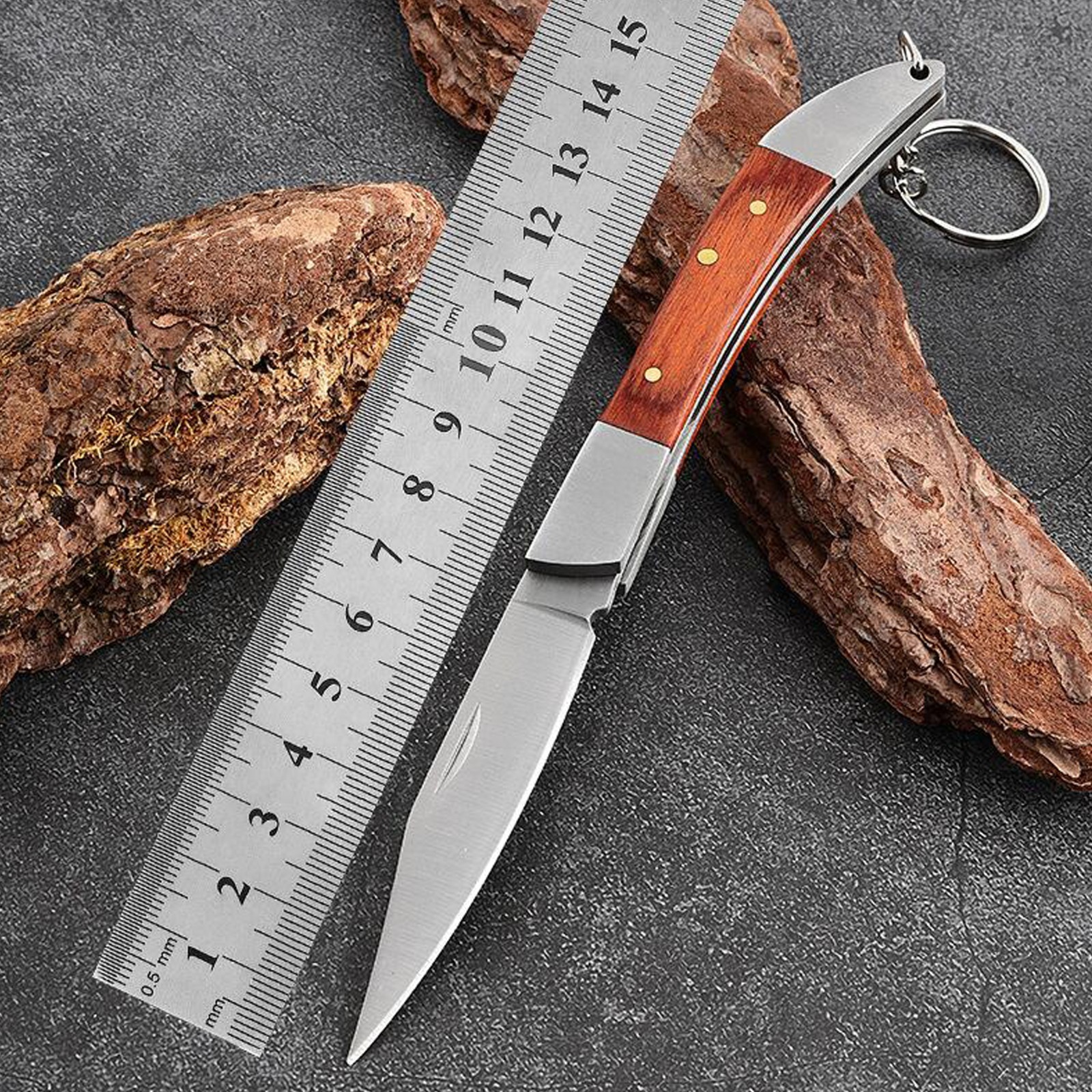 Outdoor portable folding fruit knife Hiking mountain climbing adventure Gift AU