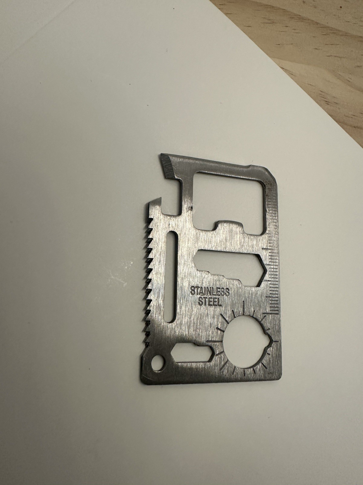 11 in 1 Survival Pocket Credit Card Multi-tool Stainless Steel