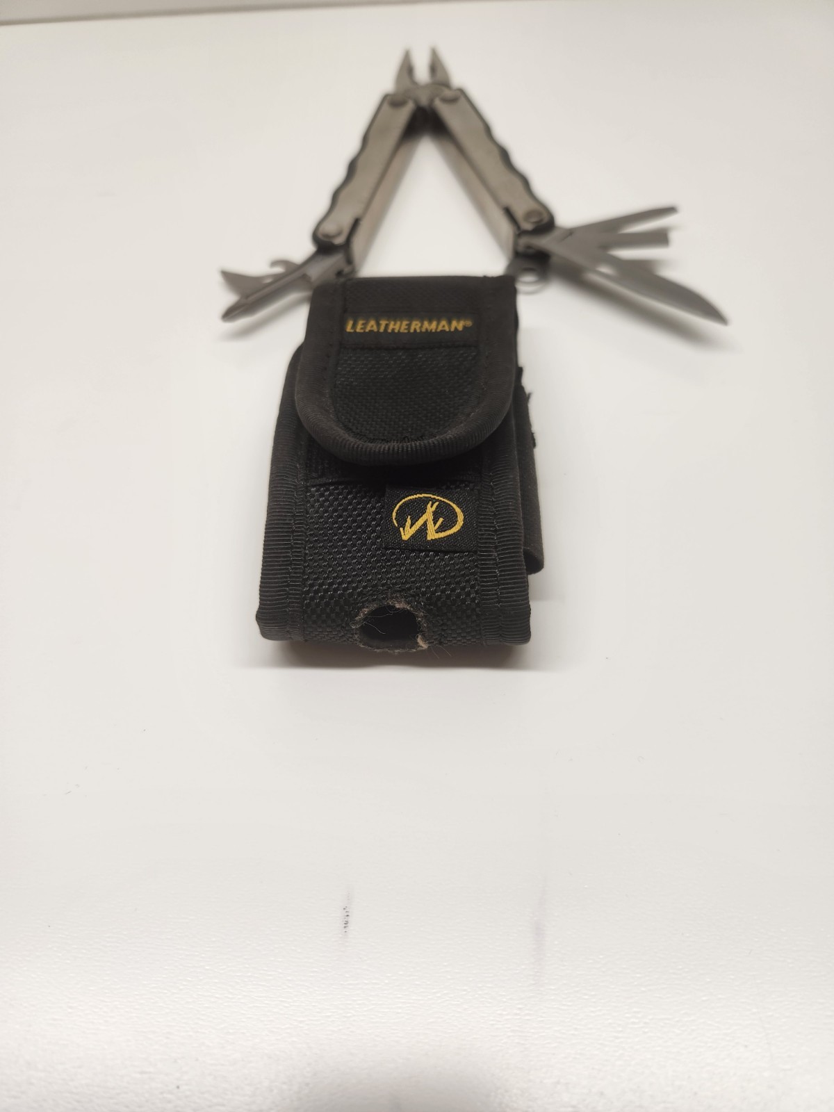 Leatherman Kick Stainless Steel Multi-Tool with Black Sheath Retired Very Good
