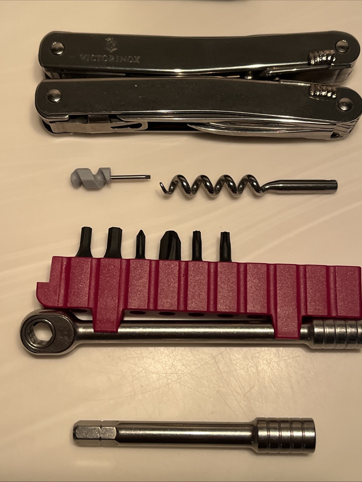 Victorinox Swiss Army Knife SwissTool Spirit X Plus Ratchet & Case **New**