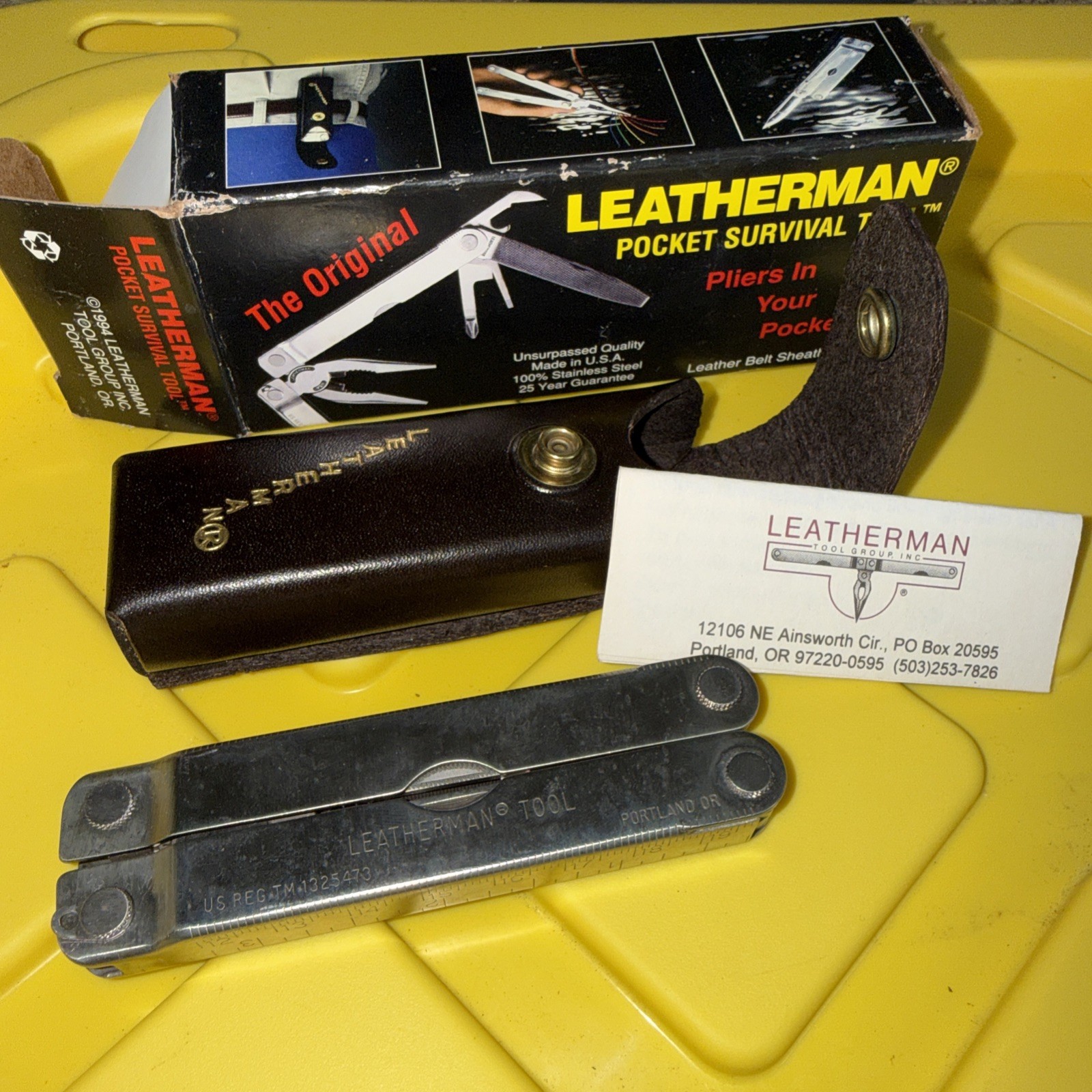 Leatherman Pocket Survival Tool Pliers In Your Pocket OriginalMultiTool NEW NIB