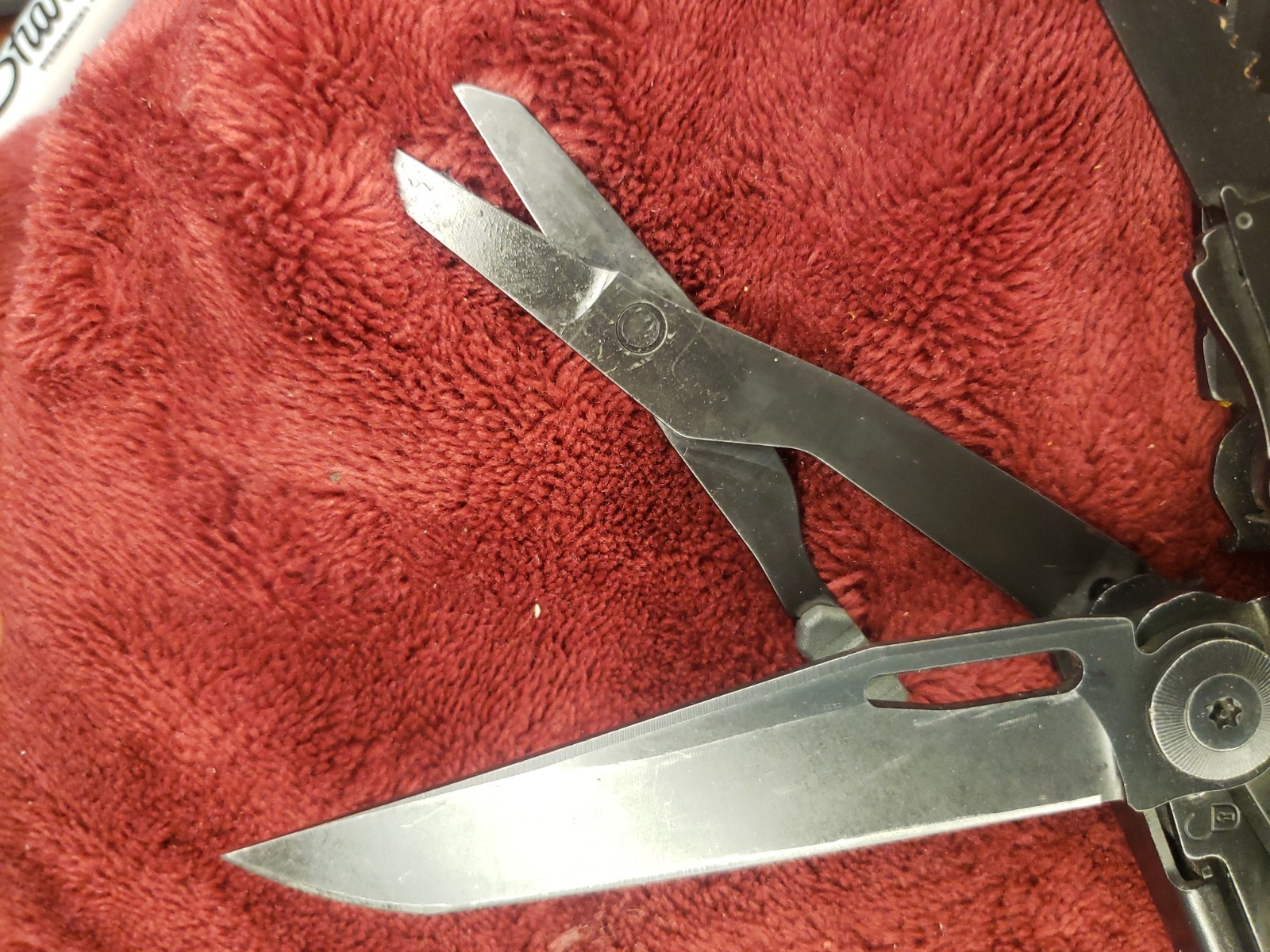 Leatherman Surge Black Multi Tool with Saw not File SANDI Engraved