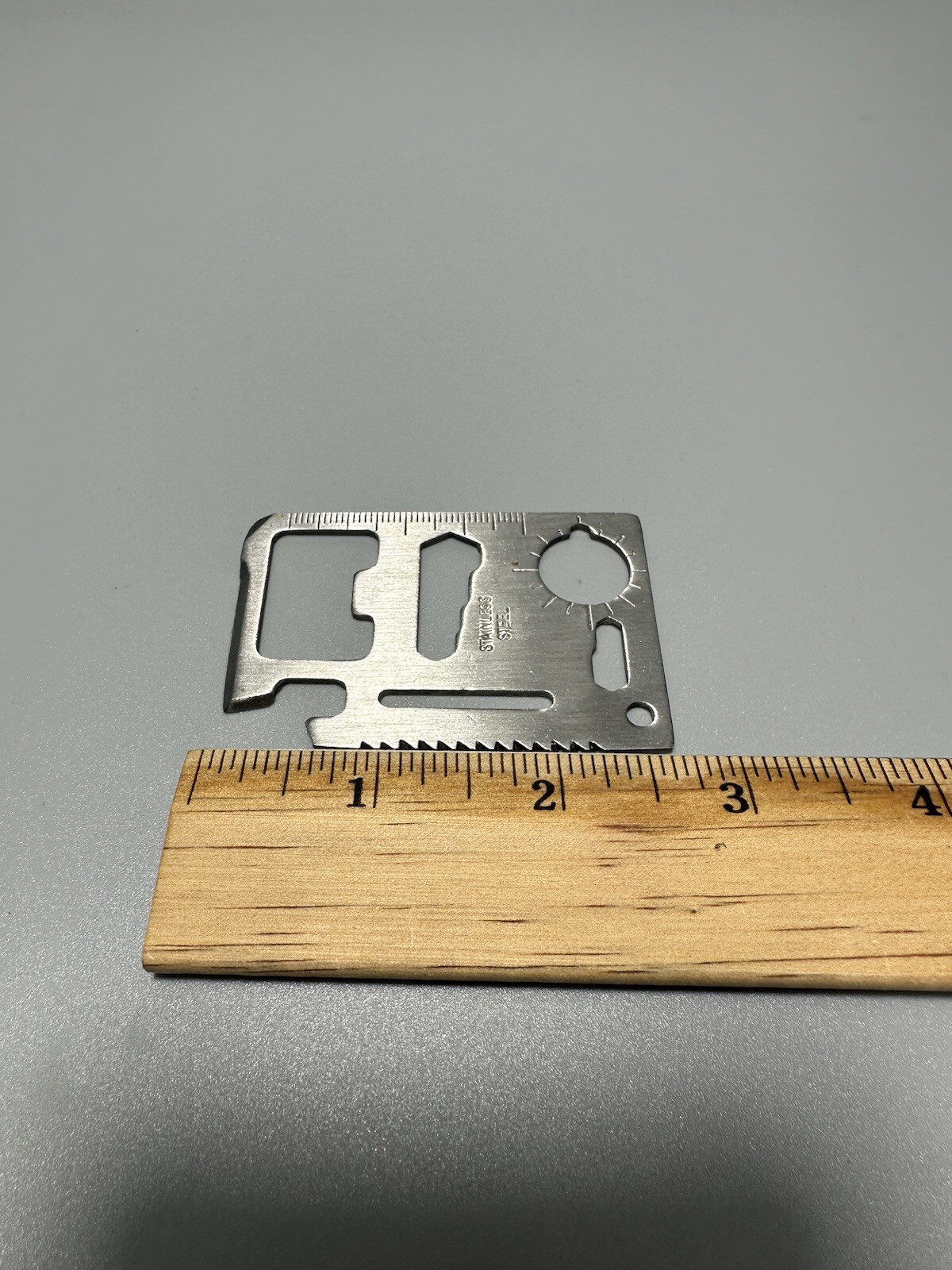 11 in 1 Multi Tool pocket wallet thin survival outdoor credit card knife